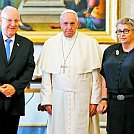 Izraelski predsednik pri papežu