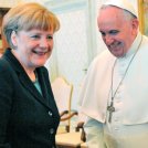 Papež sprejel Angelo Merkel