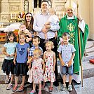 Krst osmega otroka pri Švigljevih