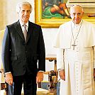 Urugvajski predsednik pri papežu
