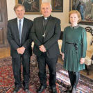Predstavniki Svetovnega slovenskega kongresa na obisku pri nadškofu Zoretu