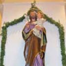 Škof Peter Štumpf blagoslovil obnovljeni kip sv. Jožefa