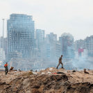 Bejrut, razdejano mesto