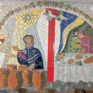 Nov mozaik v kapeli v Merlebachu